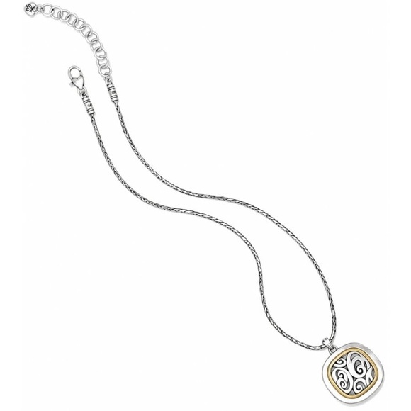 Brighton Spin Master Silver and Gold Swirl Pendant Necklace - Picture 2 of 5